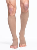Sigvaris Men's Essential Cotton Calf Open-Toe 30-40mmHg