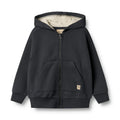 Sweatshirt Zip Francis | Navy | Wheat Kids