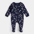 Starlight Spirals on Dress Blue Sleeper | Petit Lem