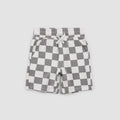 Knit Shorts | Light Grey Check | Miles the Label