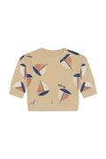 Sweatshirt | Sailboats on Beige | Noppies