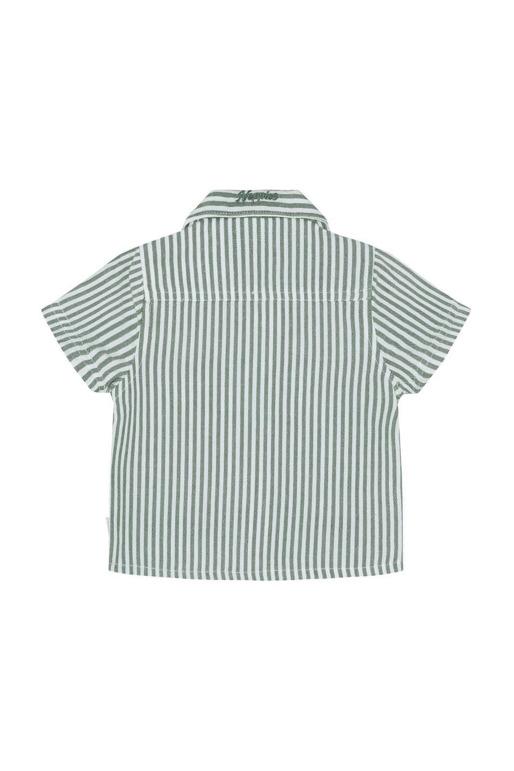 Shirt | Green Stripe | Noppies