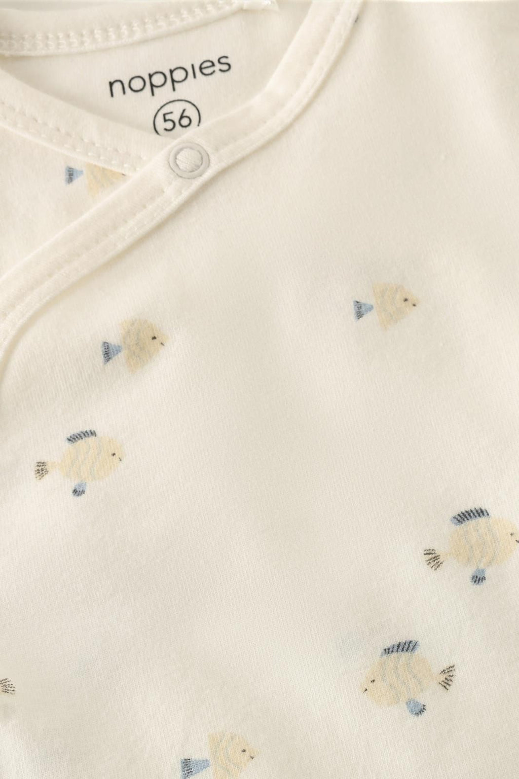 Short-Sleeve Bodysuit | Fish Print | Noppies