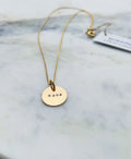 14K Gold Filled "Mama" Necklace