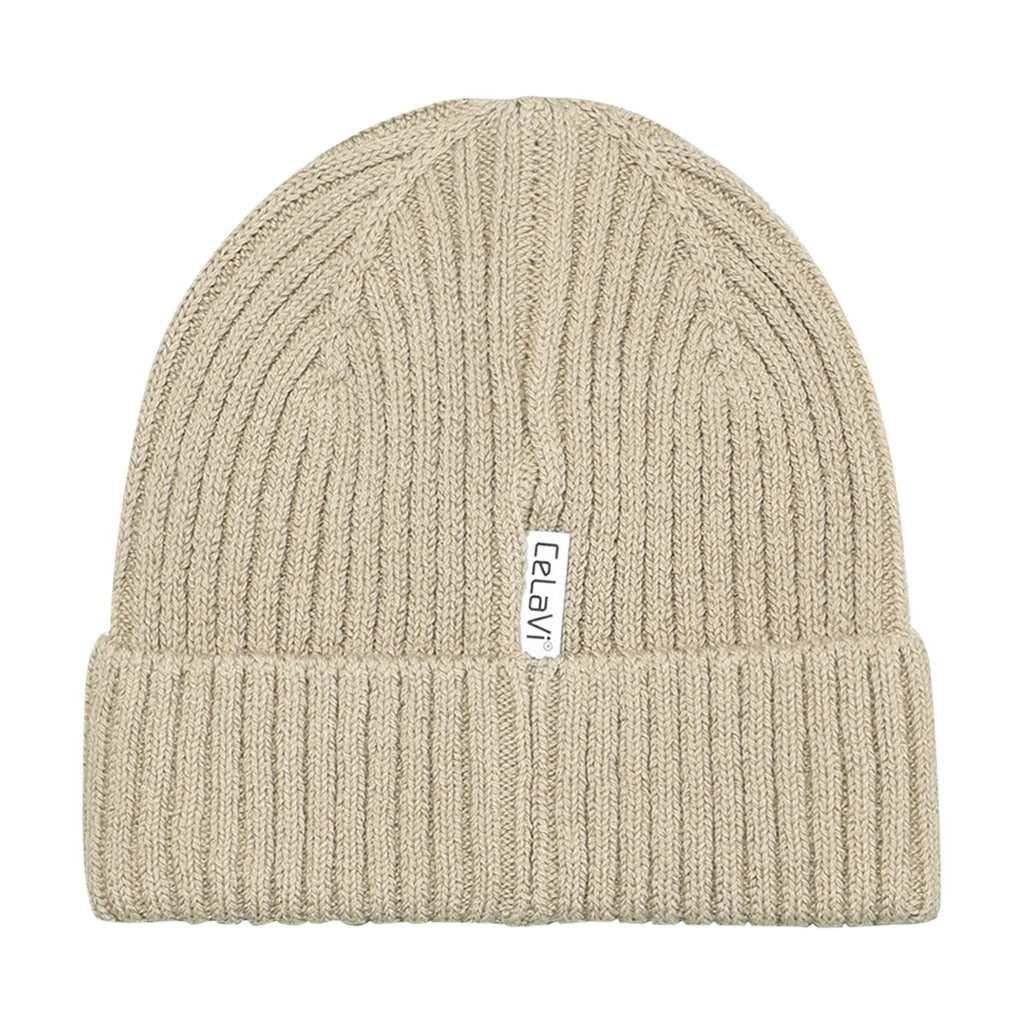 Knit Beanie | Sand | CeLaVi