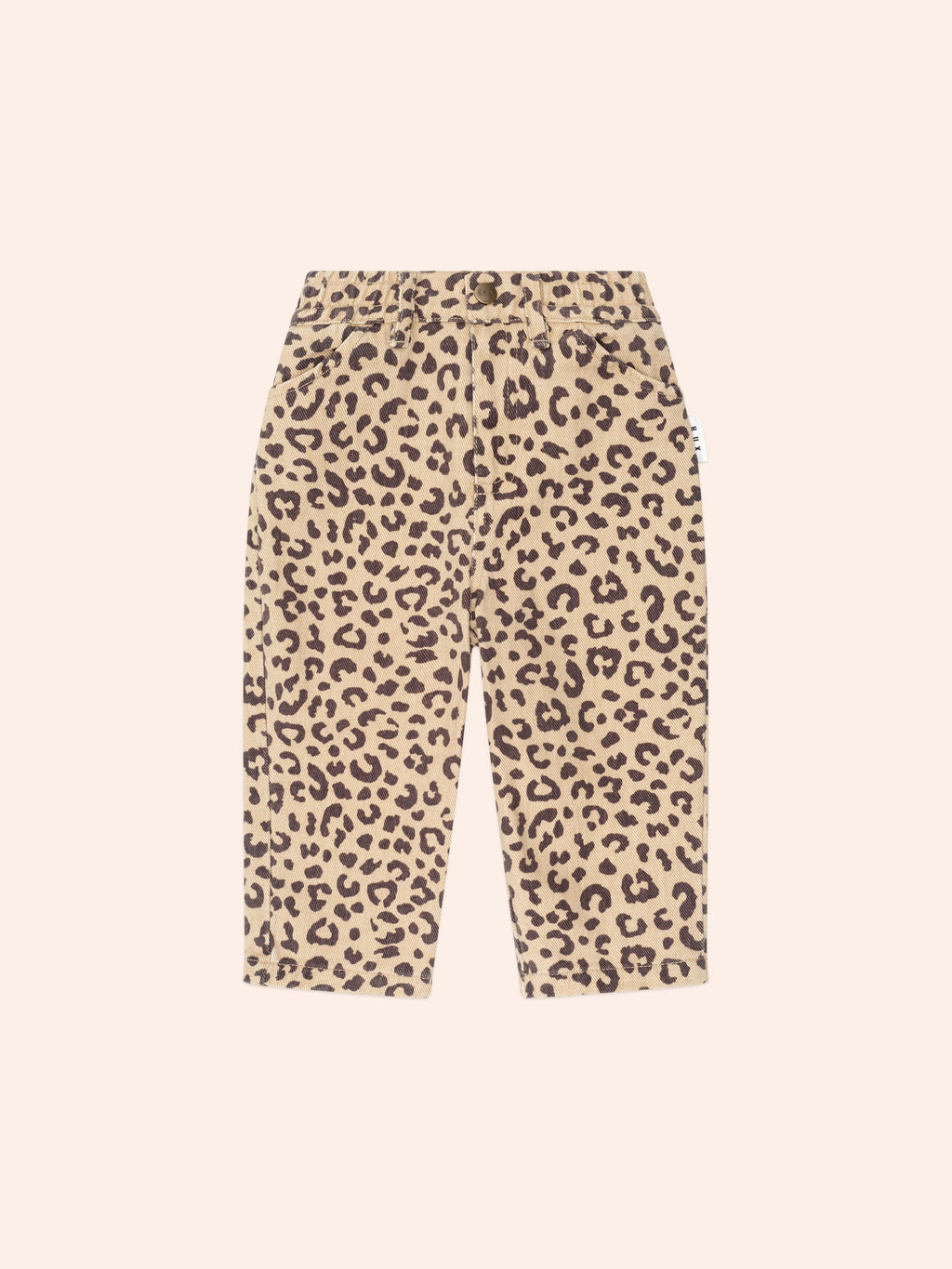 Leopard Print Denim Jeans | Animal | Huxbaby