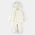 Plush Bear Playsuit | Off-White | Petit Lem