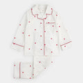 Small Hearts on Poplin PJ Set | Petit Lem