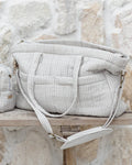 Diaper Bag + Changing Mat | Sage Gingham | Quincy Mae