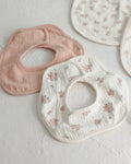 Flower Bib Pack | Garden Rose, Melon | Quincy Mae
