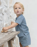 Utility Short | Lightweight Denim | Quincy Mae