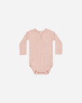 Ribbed Top+ Legging Set | Rose | Quincy Mae