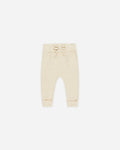 Knit Pant | Heathered Natural | Quincy Mae