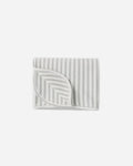 Waffle Baby Blanket | Sage Stripe | Quincy Mae