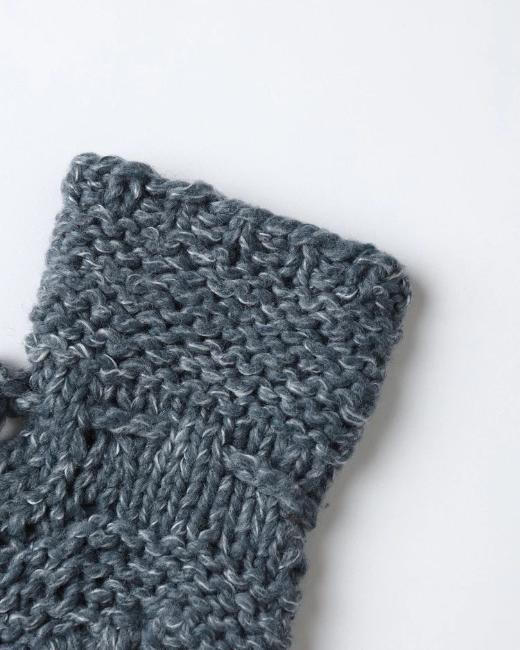 Knit Booties | Ocean | Quincy Mae
