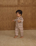 Baby Pajama Romper | Holiday Flannel | Rylee & Cru
