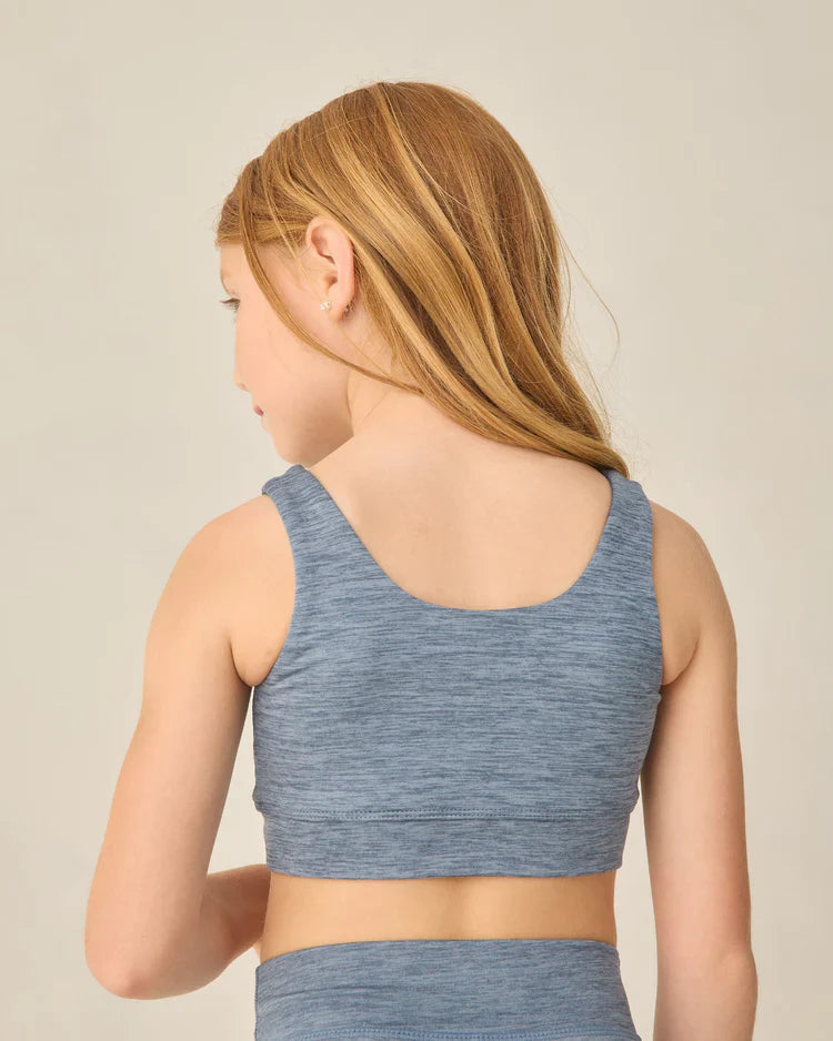 Basic Legging + Tank Set | Heathered Marine | Rylee & Cru