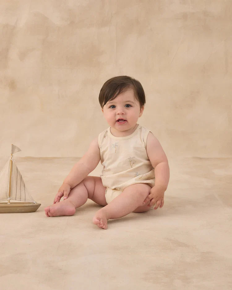 Bubble Onesie | Palms | Rylee & Cru