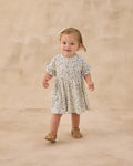 Babydoll Dress | Blue Ditsy | Rylee & Cru