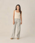 Teen Ribbed Tank | Natural | Rylee & Cru