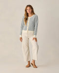 Ladies Classic Cardigan | Maritime Stripe | Rylee & Cru
