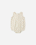 Bubble Onesie | Yellow Ditsy  | Rylee & Cru