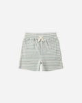 Terry Boys Short | Seafoam Stripe | Rylee & Cru