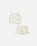 Pointelle Lounge Set | Natural | Rylee & Cru