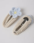 Crochet Clip Set | Natural | Rylee & Cru