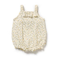 Lemon Leaf Organic Playsuit | Wilson + Frenchy