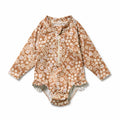 Hazel Floral Long Sleeved Swimsuit | Wilson + Frenchy