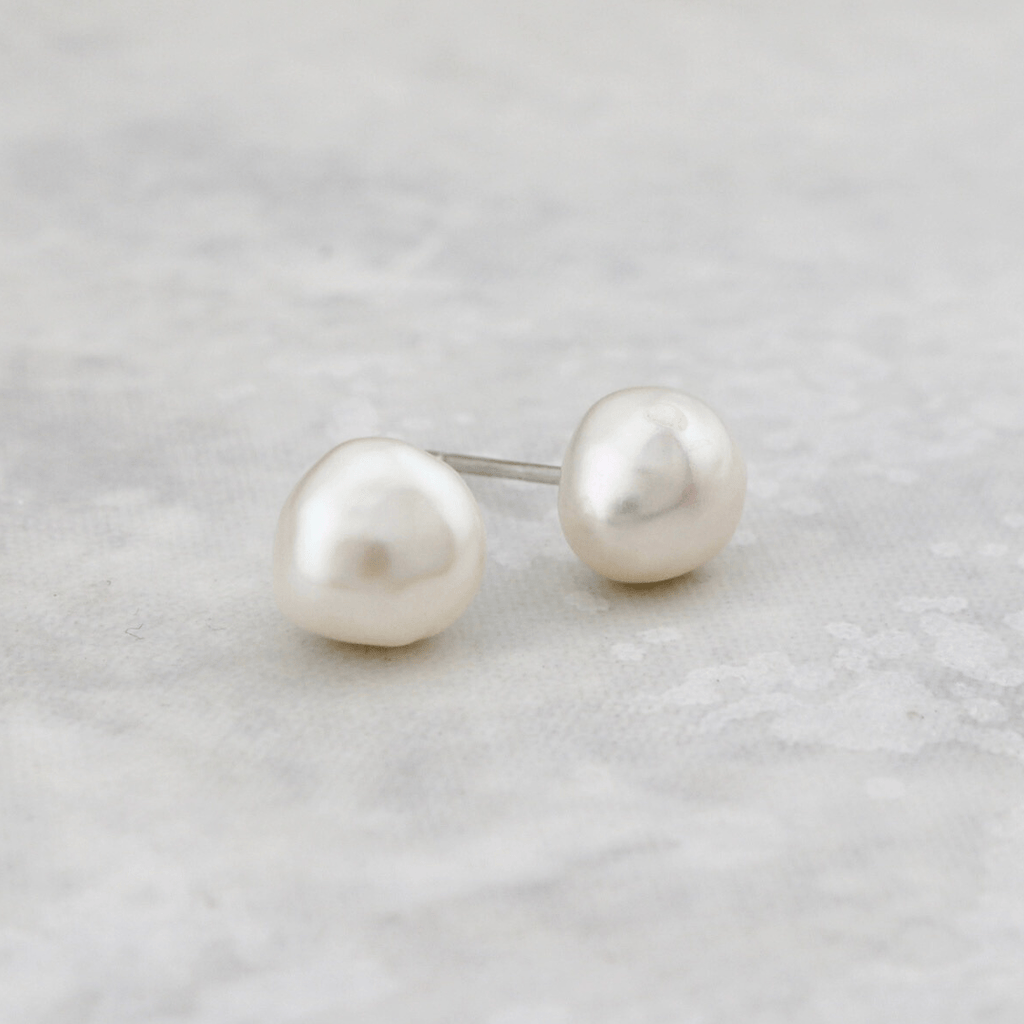 Boucles d'oreilles Perles Baroques en argent sterling