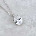 Collier Oval en argent sterling