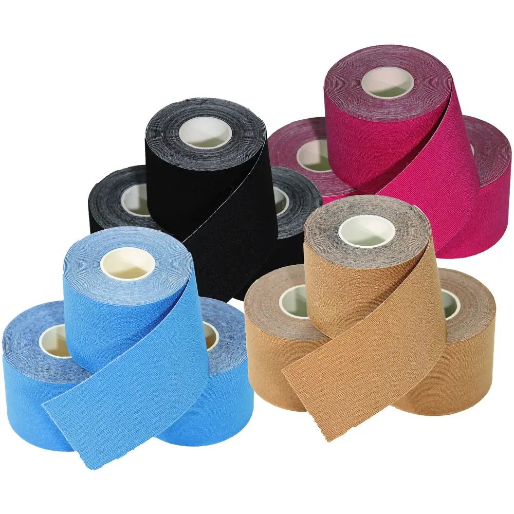 Cotton EZee Tape Kinesiology Tape 4 Pack Canada | Elastic Therapeutic Sports Tape | Factory Direct Medical