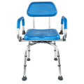 EZee Life CH2075 Swivel Shower Chair | 360 Seat Padded Arms 350 lb Canada