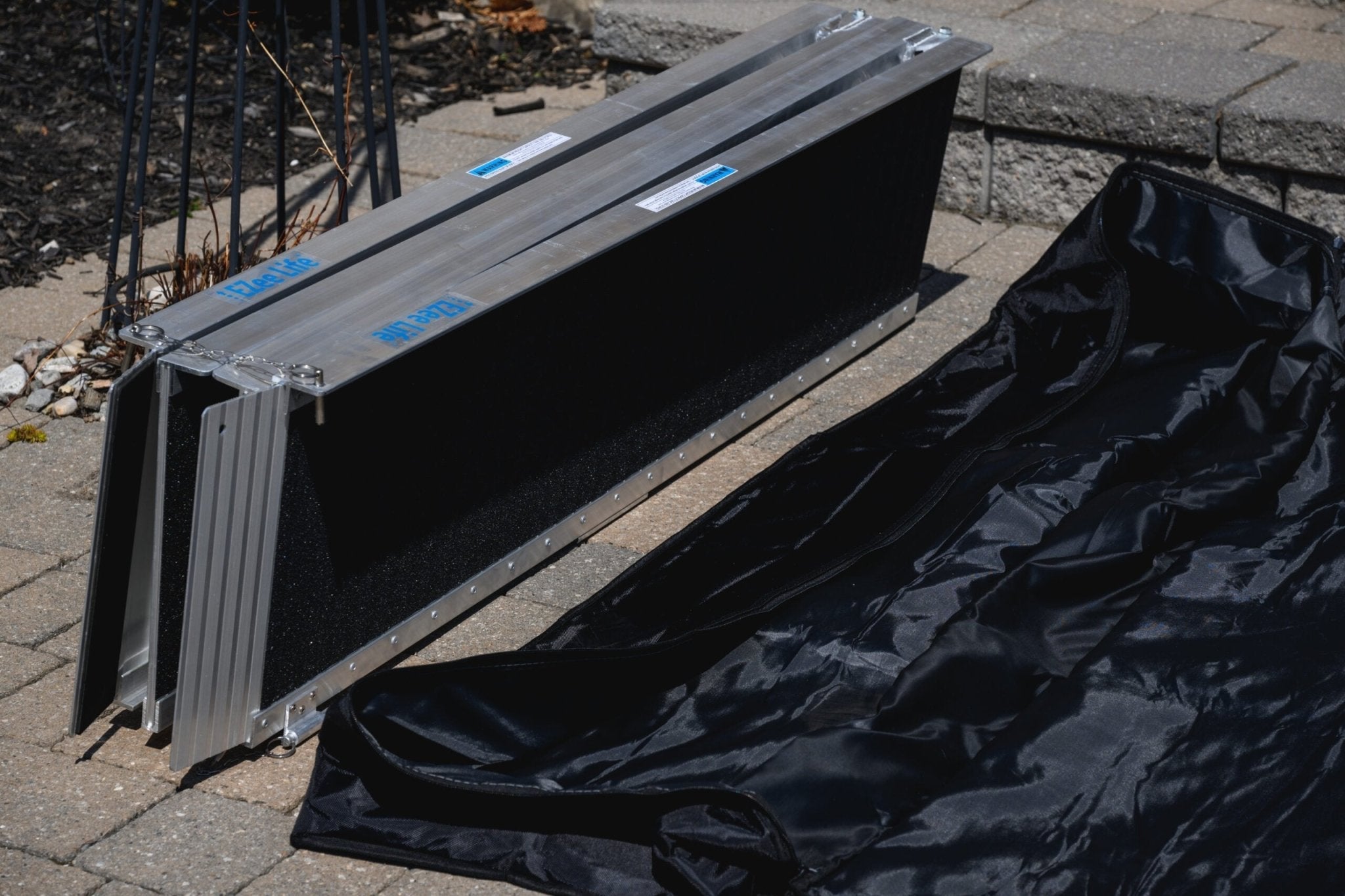 EZee Life EZ12RGT 12 ft Multifold Wheelchair Ramp with Grip Tape | 600 lb Canada