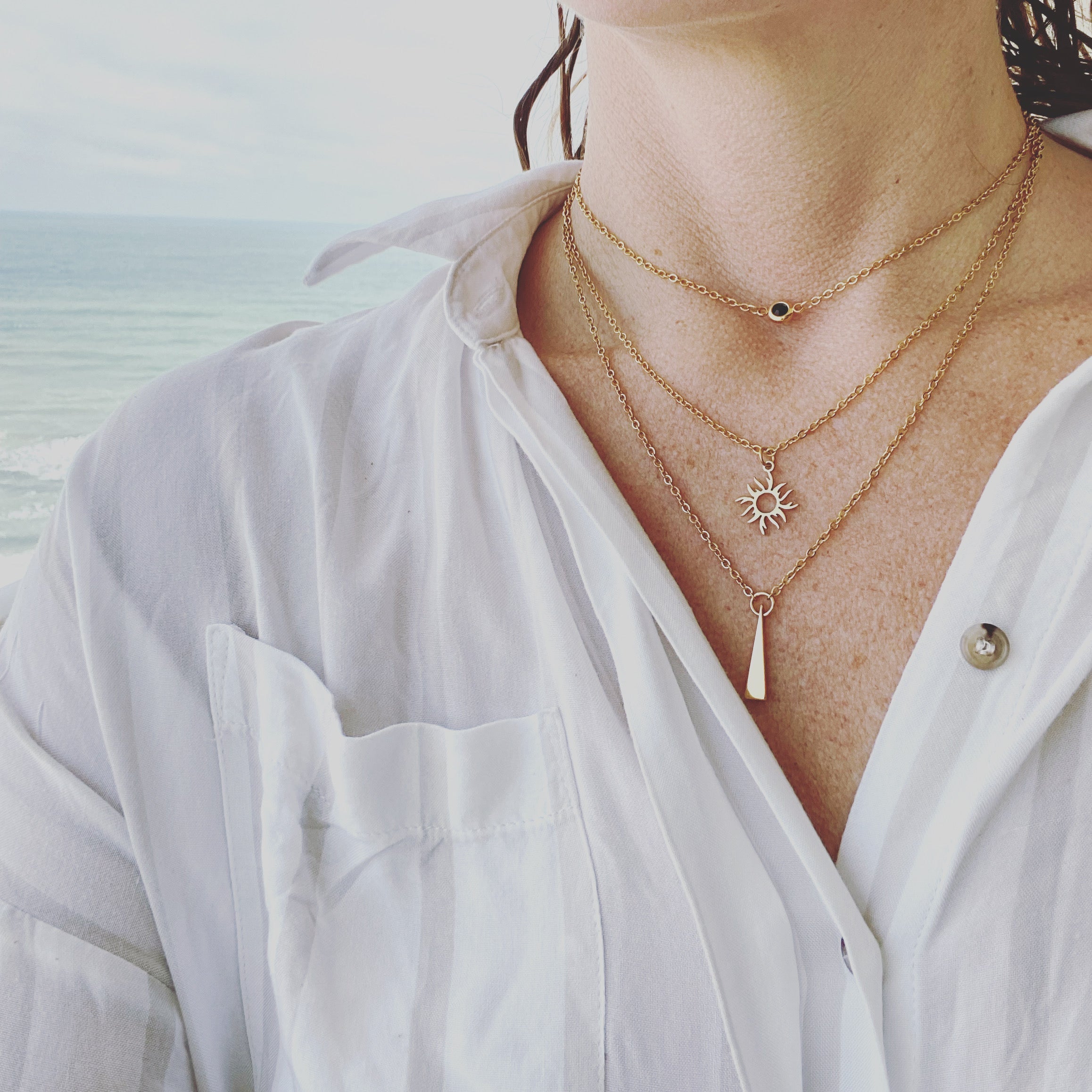 Golden Sunburst Necklace