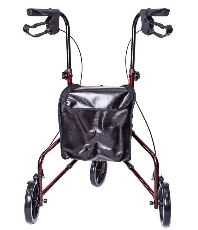 MOBB 3" Wheel Aluminum Rollator - Comes in Red and Blue color