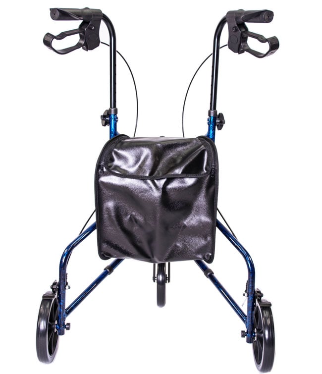 MOBB 3" Wheel Aluminum Rollator - Comes in Red and Blue color
