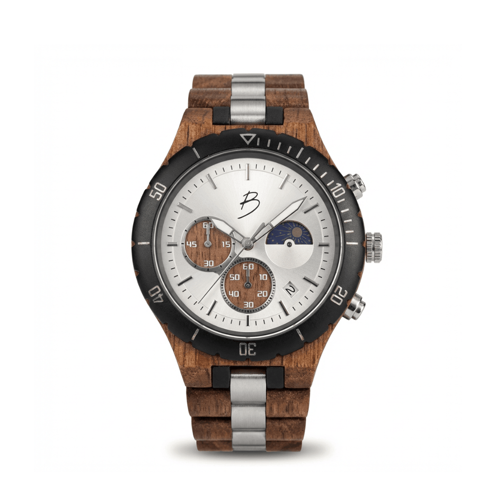 Montre Berthoud en bois de noyer