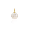 Pendentif perle d'eau douce et or 10K ou argent sterling